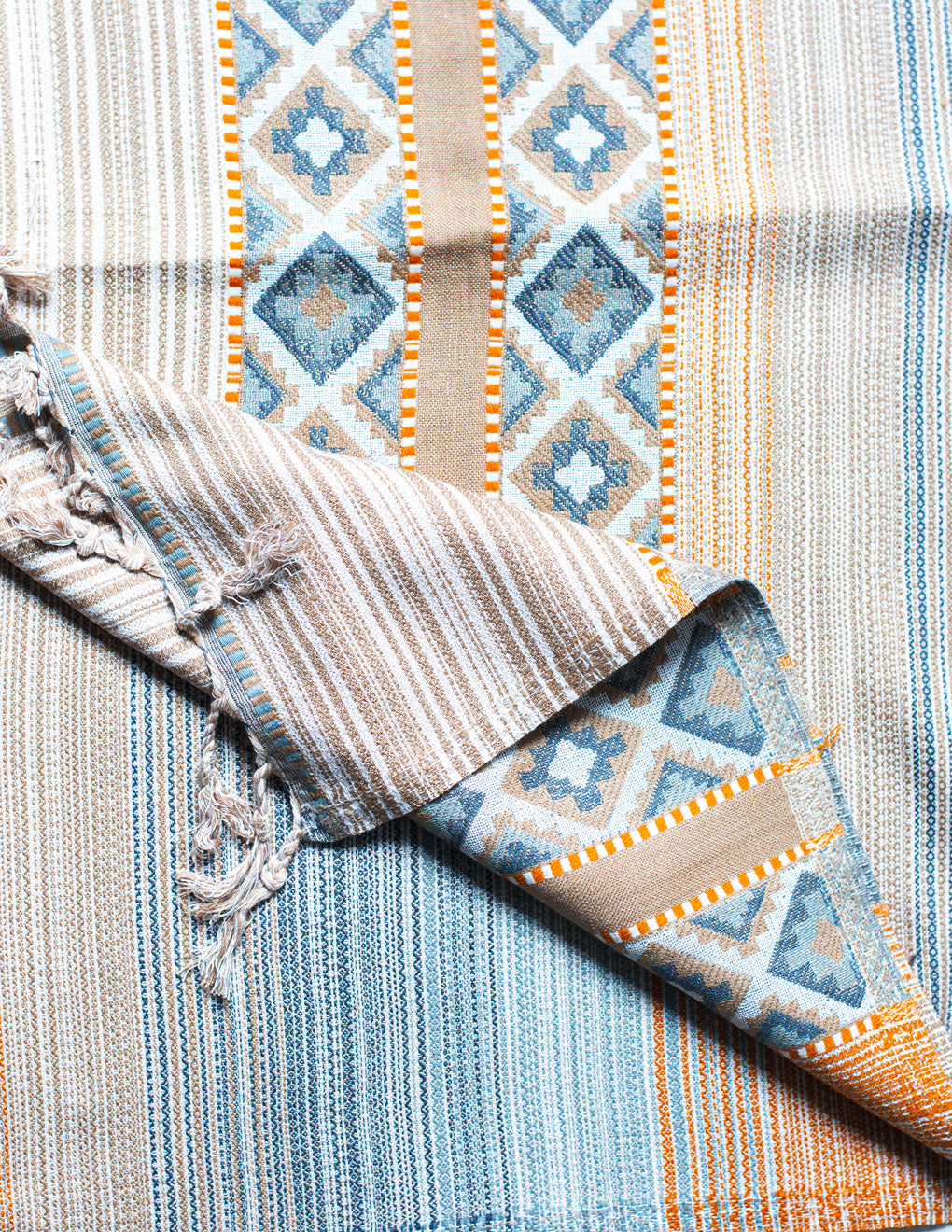 Multicolored Pure Handwoven Woollen Stole