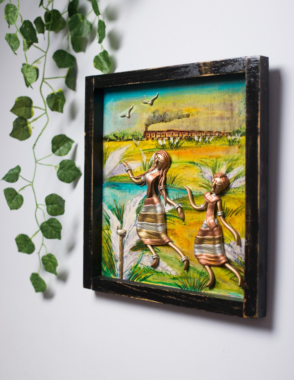 Handmade Wooden Wall Hanging with Hand Painted - Artytales