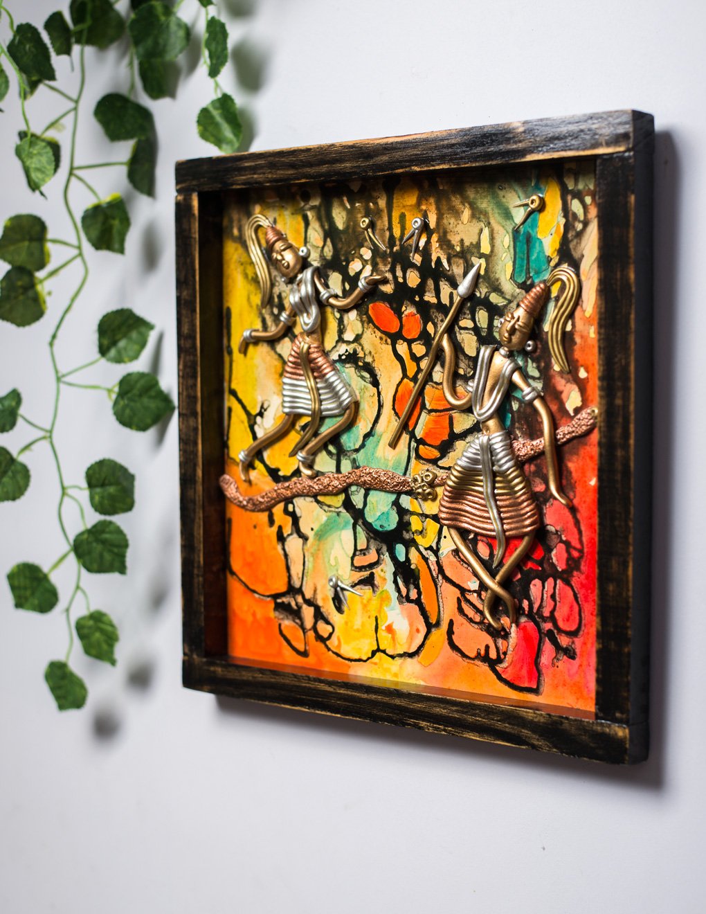 Handmade Wooden Wall Hanging with Hand Painted - Artytales