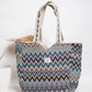 Multicolour Natural Fibre Shoulder Bag