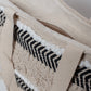 Black & White Natural Fibre Shoulder Bag