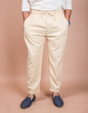 Beige Cotton Pyjama Pant