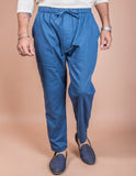 Blue Cotton Pyjama Pant