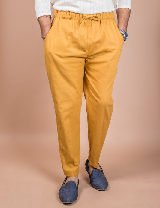 Mustard Cotton Pyjama Pant