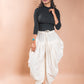 Off White Pure Cotton Dhoti Pant