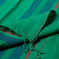 Green Stripe Woven Bhagalpuri Linen Stole