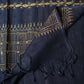 Black Woven Bhagalpuri Linen Stole