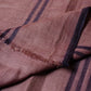 Brown Woven Bhagalpuri Linen Stole