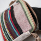 Multicolored Natural Fiber Unisex Sling Bag