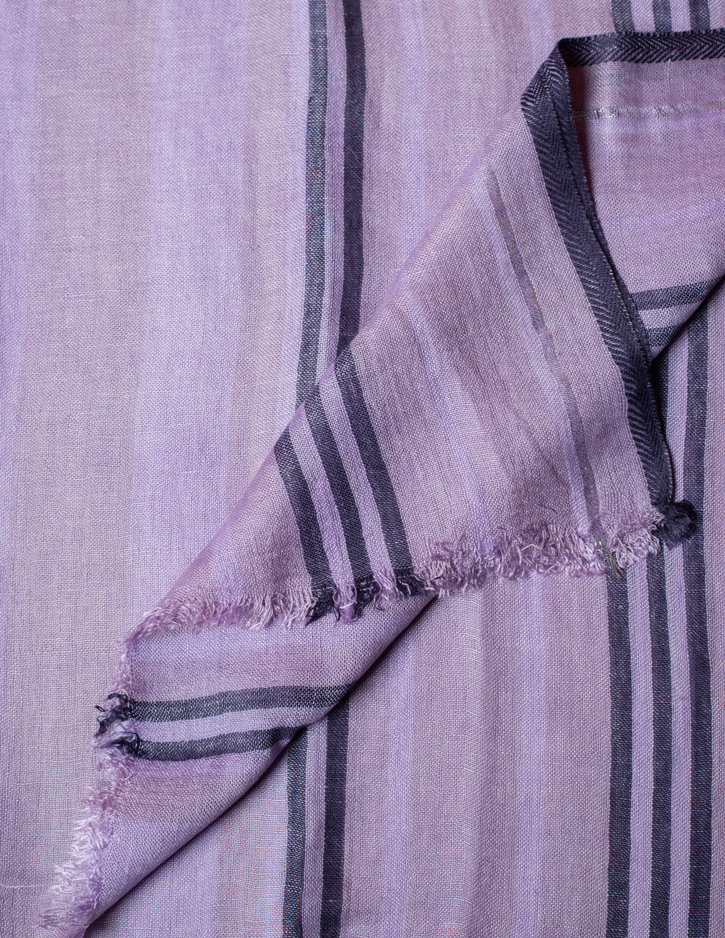 Mauve Woven Bhagalpuri Linen Stole