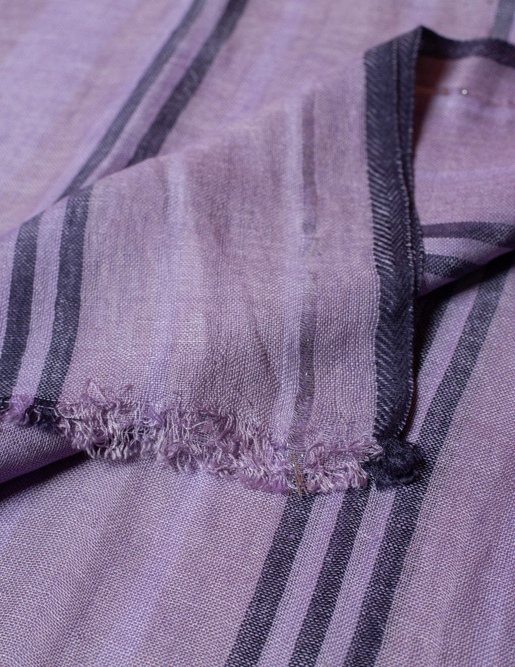 Mauve Woven Bhagalpuri Linen Stole