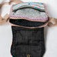 Multicolored Natural Fiber Unisex Sling Bag