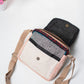 Multicolored Natural Fiber Unisex Sling Bag