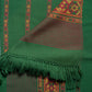 Green Pure Handwoven Woollen Shawl