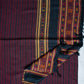 Maroon Pure Handwoven Woollen Stole