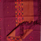 Magenta Buti Pure Handwoven Woollen Shawl