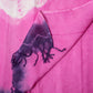 Pink Shibori Woven Bhagalpuri Linen Stole