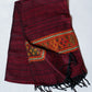 Black & Red Pure Handwoven Woollen Muffler