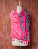 Salmon Pure Handwoven Woollen Stole