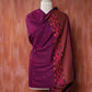 Magenta Buti Pure Handwoven Woollen Shawl