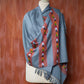 Grey Pure Handwoven Woollen Stole