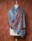 Grey Pure Handwoven Woollen Stole