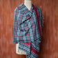 Grey Check Pure Handwoven Woollen Stole