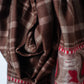 Brown Check Pure Handwoven Woollen Muffler