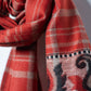 Rust Check Pure Handwoven Woollen Muffler