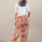 Cotton Printed Patch Kantha Harem Pant