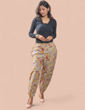 Cotton Printed Kalamkari Harem Pant