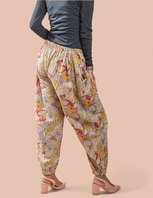 Cotton Printed Kalamkari Harem Pant