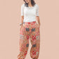 Cotton Printed Patch Kantha Harem Pant