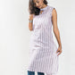 Violet stripe Cotton Long Kurta