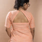 Orange Cotton Brushed Regular Kurta