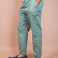 Teal Cotton Pyjama Pant