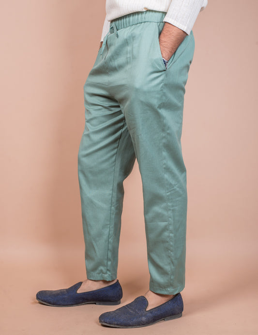 Teal Cotton Pyjama Pant