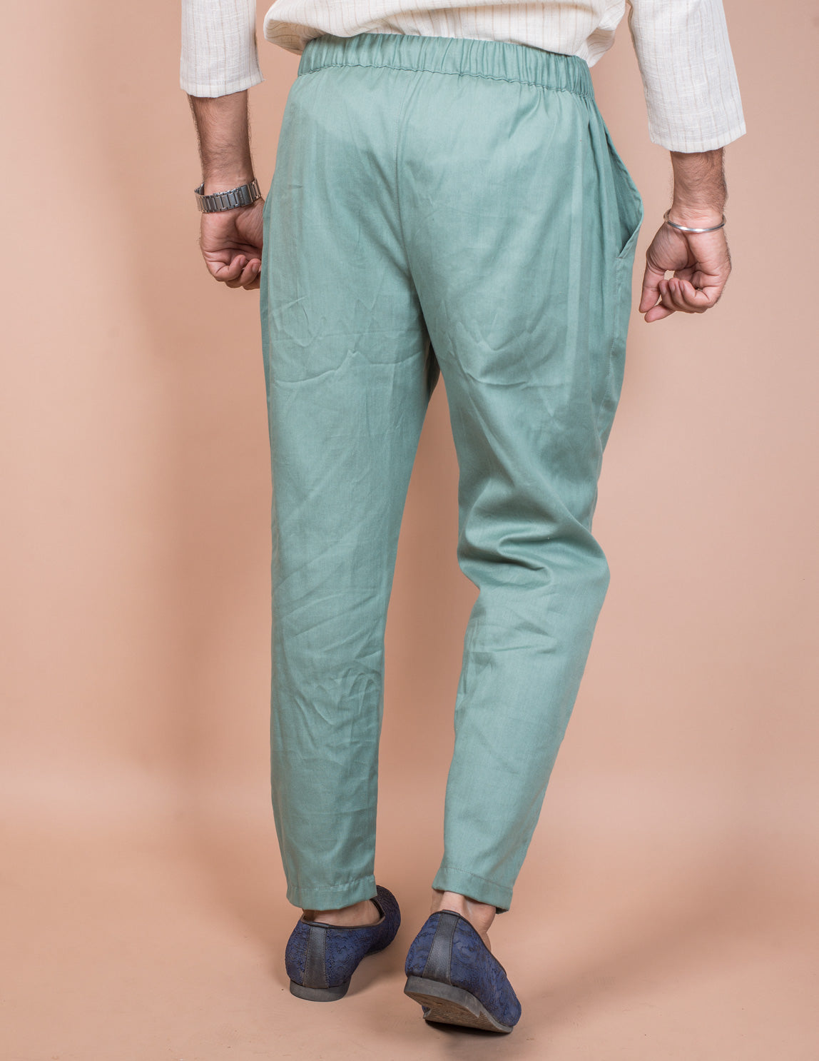 Teal Cotton Pyjama Pant