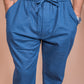 Blue Cotton Pyjama Pant