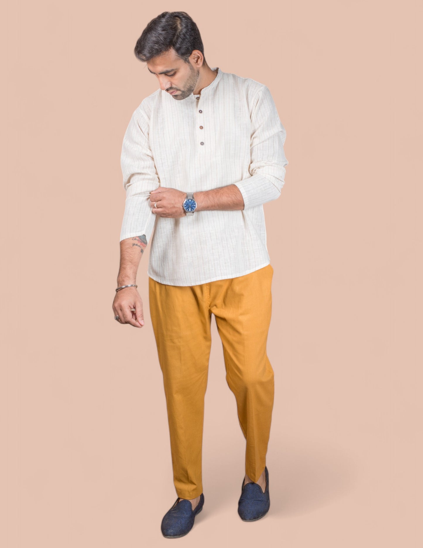 Mustard Cotton Pyjama Pant