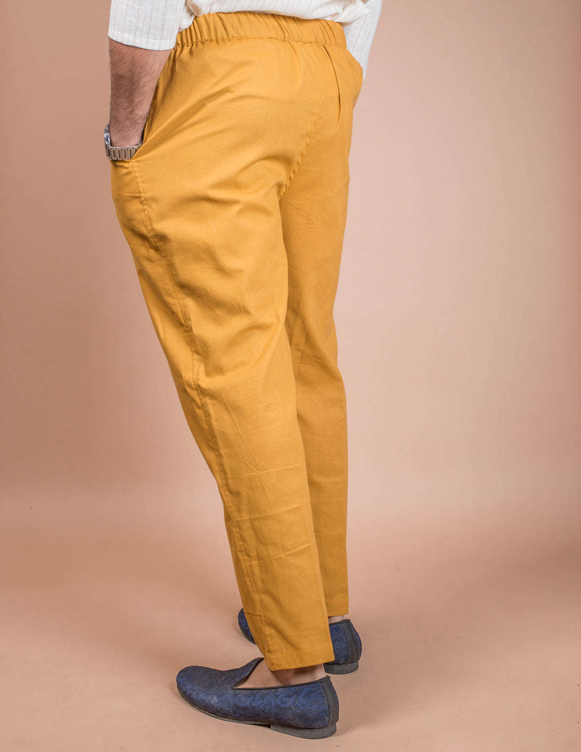 Mustard Cotton Pyjama Pant