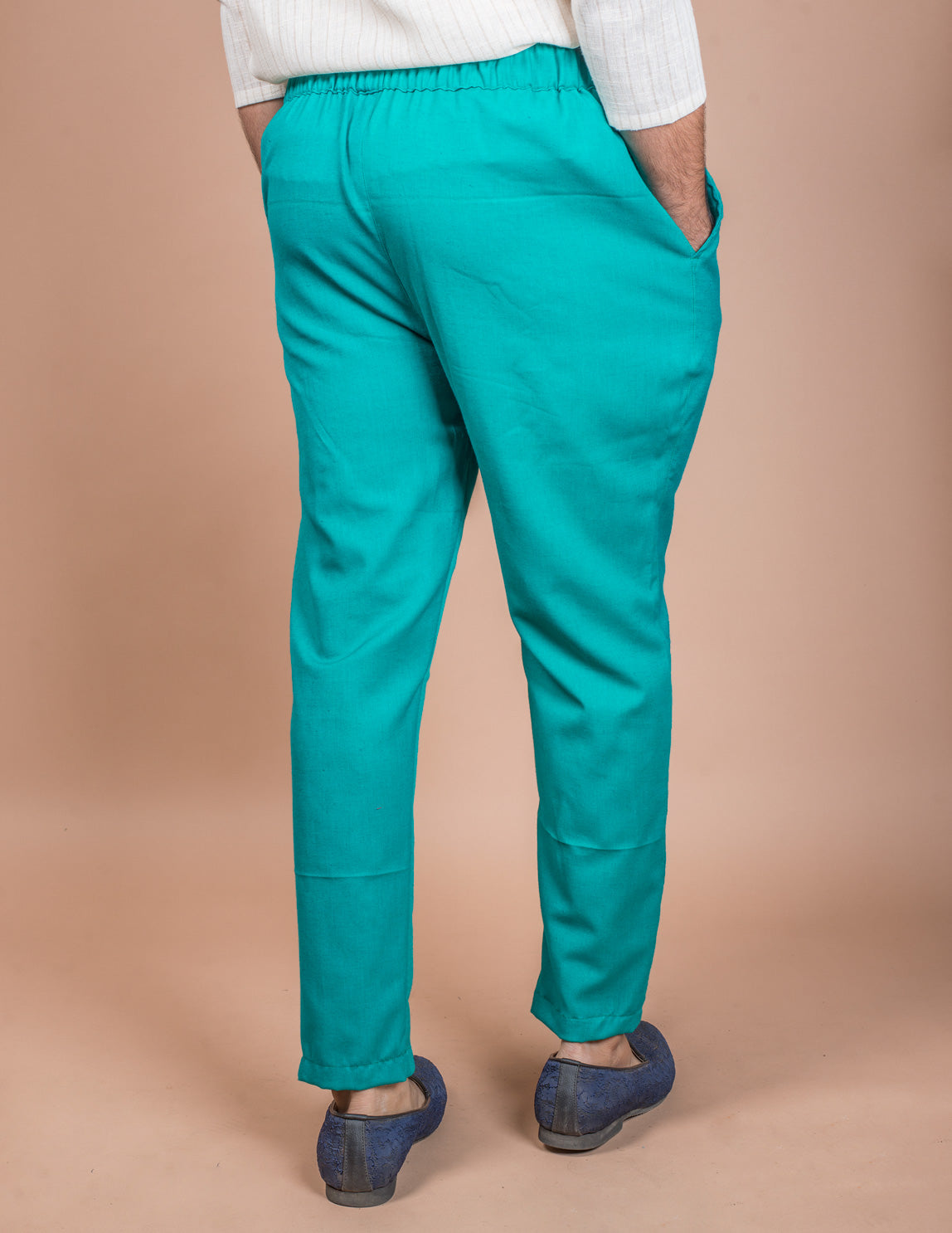 Cyan Cotton Pyjama Pant