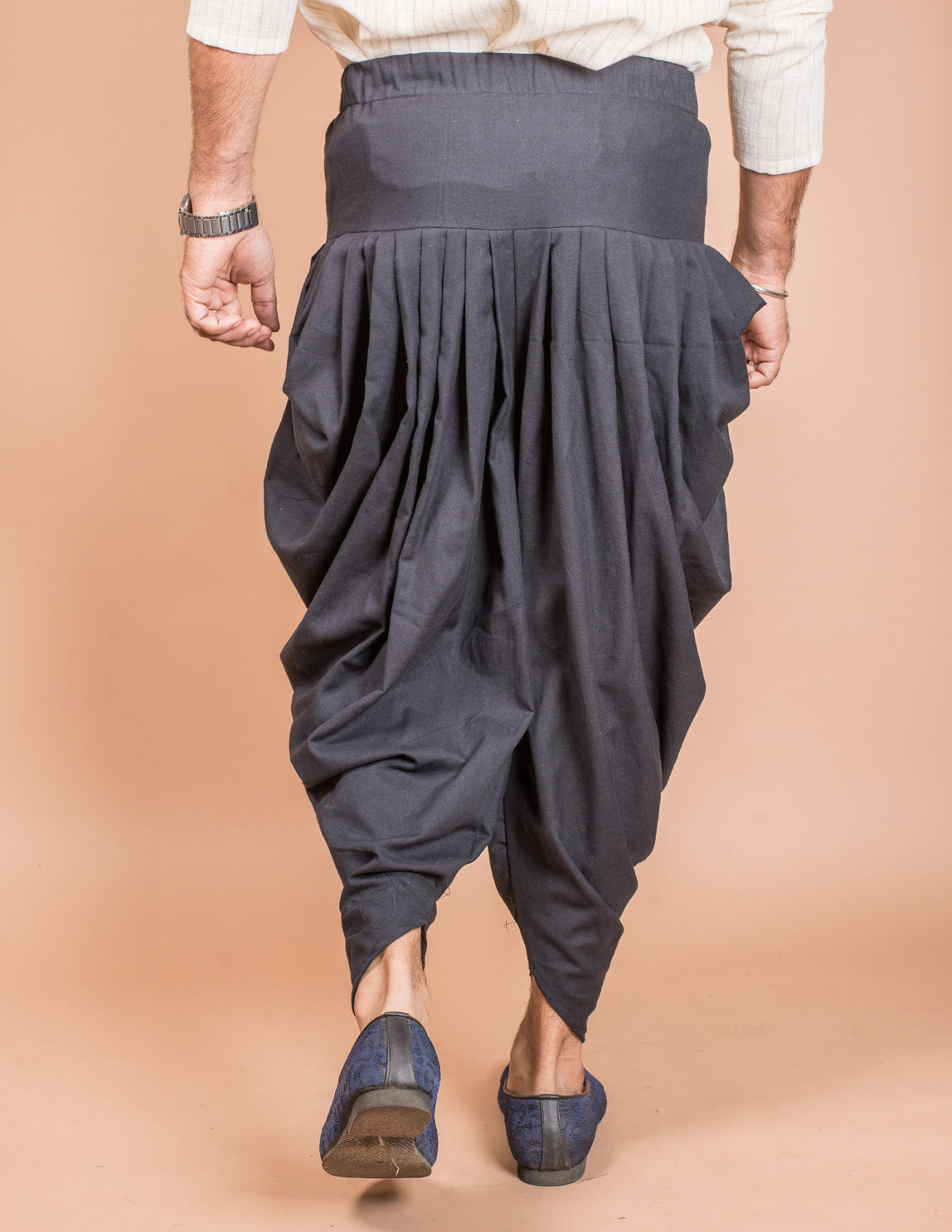 Black Cotton Dhoti Pant Unisex