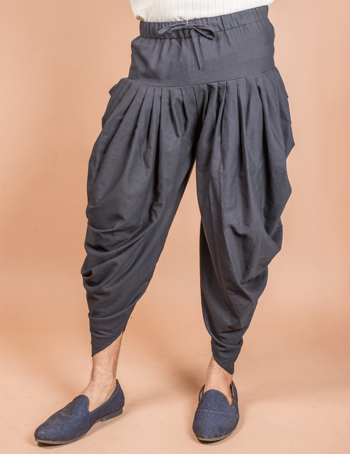 Black Cotton Dhoti Pant Unisex