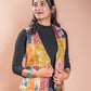 Kantha Patch V Neck Waistcoat / Jacket