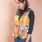 Kantha Patch V Neck Waistcoat / Jacket