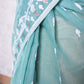 Mint Cotton Soft Jamdani Handloom Saree