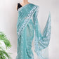 Mint Cotton Soft Jamdani Handloom Saree