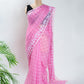 Pink Cotton Soft Jamdani Handloom Saree