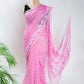 Pink Cotton Soft Jamdani Handloom Saree